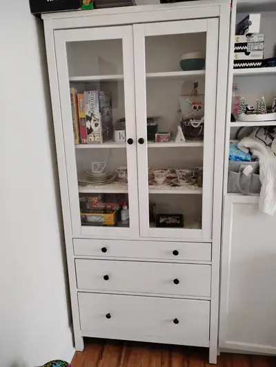 Ikea Hemnes storage cabinet. 200 firm, View more