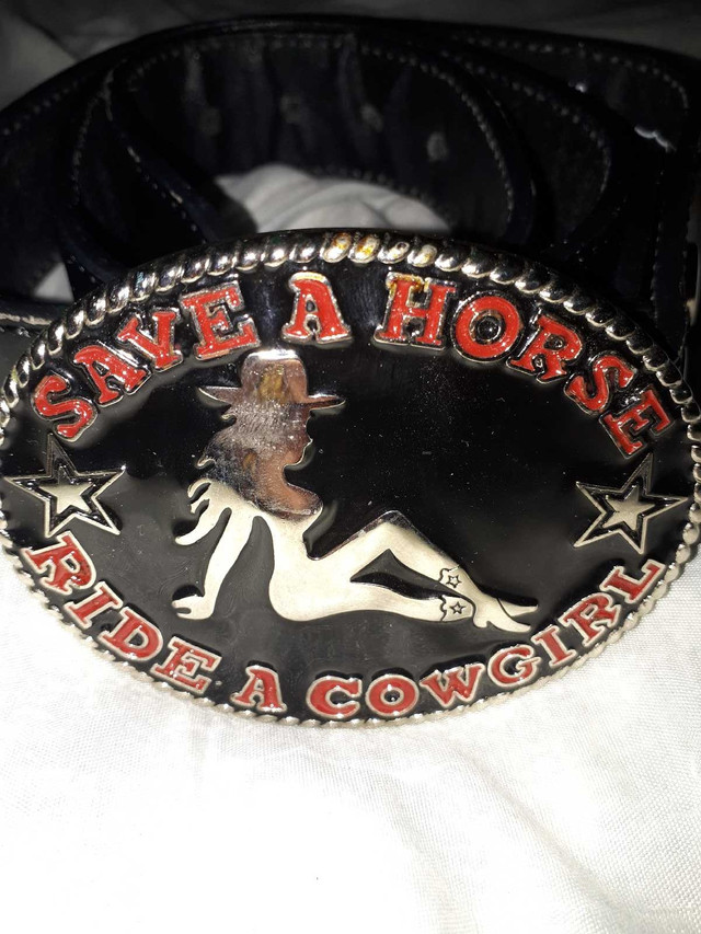 Save a horse ride a cowgirl belt in Multi-item in Saint John