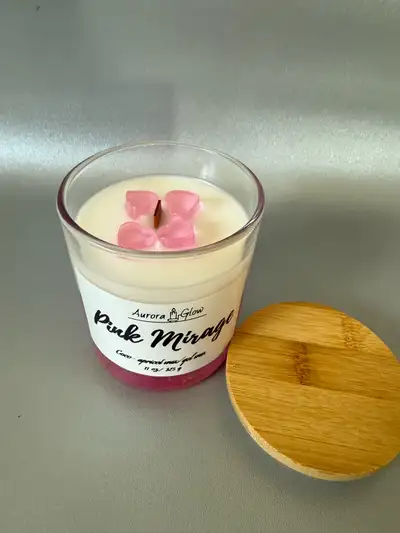 Scented candle! vegan candle! Hnd poured, View more