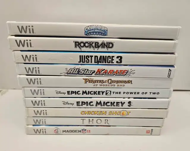 Nintendo Wii and games63234989016451122