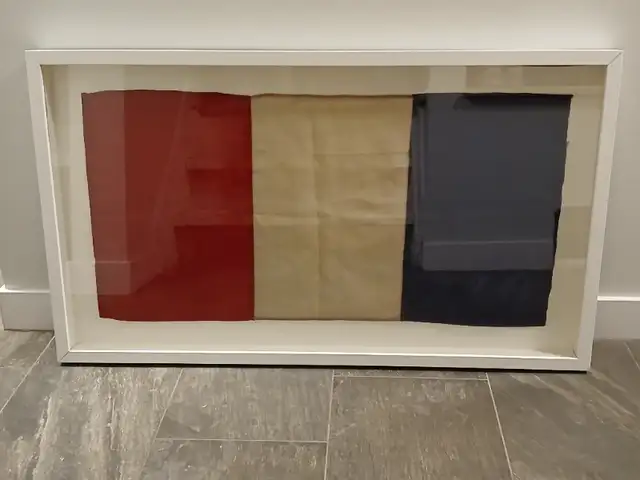 Two Framed French Flags64728172536321120