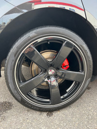 OEM 21” Porsche Sport Classic 5 spoke wheels with tires