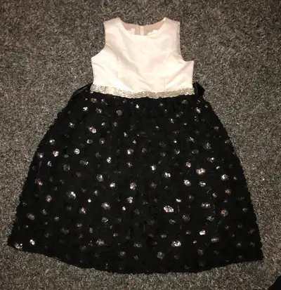 Fancy dress rhinestones size 8 brand: Cinderella worn a few time, View more
