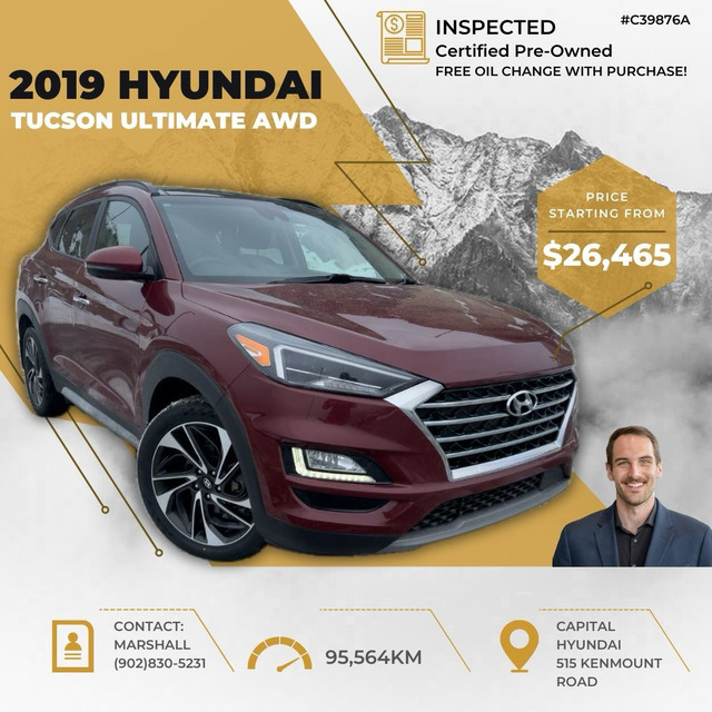 2019 Hyundai Tucson Ultimate  in Cars & Trucks in St. John's