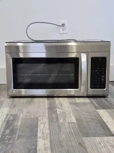 Over the range LG microwave/ hood. Display flickers but other than that it works fine.