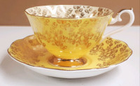 Royal Albert Empress Series Cup and Saucer Yellow.