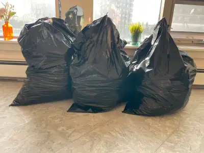 Couple example photos in post .. 3 giant garbage bags full plus one standard garbage bag full - Incl...