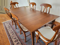 ETHAN - DINING SET ----Table---6 CHAIRS