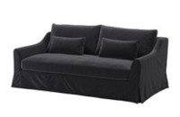 IKEA FARLOV Velvet Couch Cover