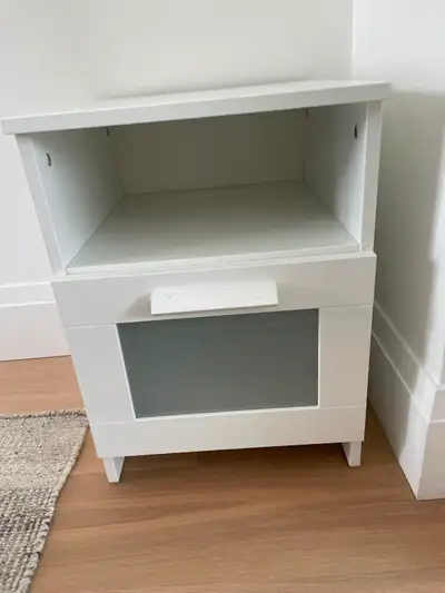 Like new white ikea nightstand