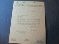1966 GEORGE HEINL LETTER-VIOLIN SPECIALISTS-MUSICAL INSTRUMENTS