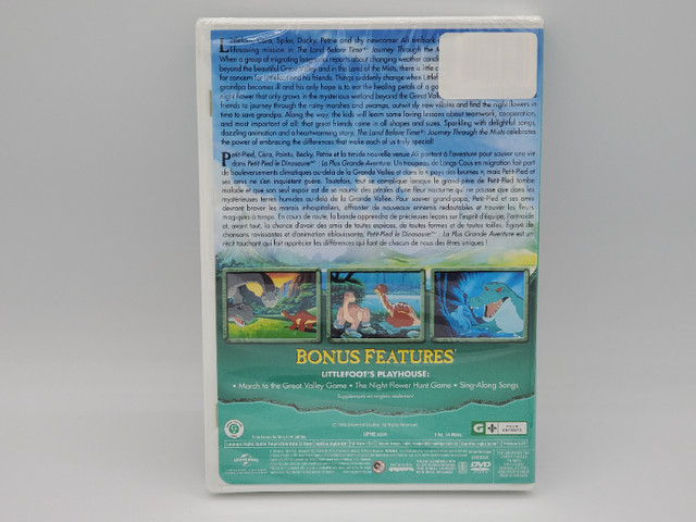 The Land Before Time Journey Through The Mists Bilingual Sealed dans CD, DVD et Blu-ray  à Ouest de l’Île - Image 2