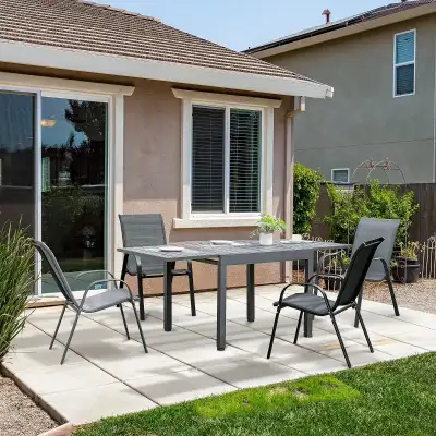 Extendable Dining Table Metal, View more