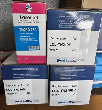 Brother Laser Printer Toner (3 brand new cartridges), View more