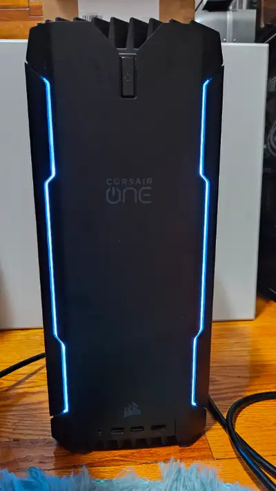 CORSAIR ONE i160 Liquid Cool Compact Gaming PC - 9900K & 2080Ti, View more