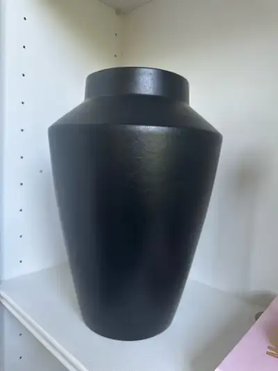 black decorative vase, View more