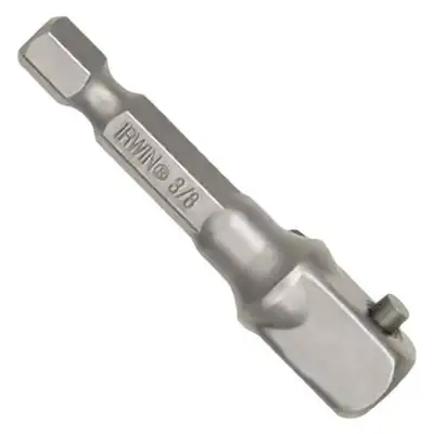 Irwin Hanson 3/8" Hex Shank Pin Lock Socket Adapter (93783) – $3, View more