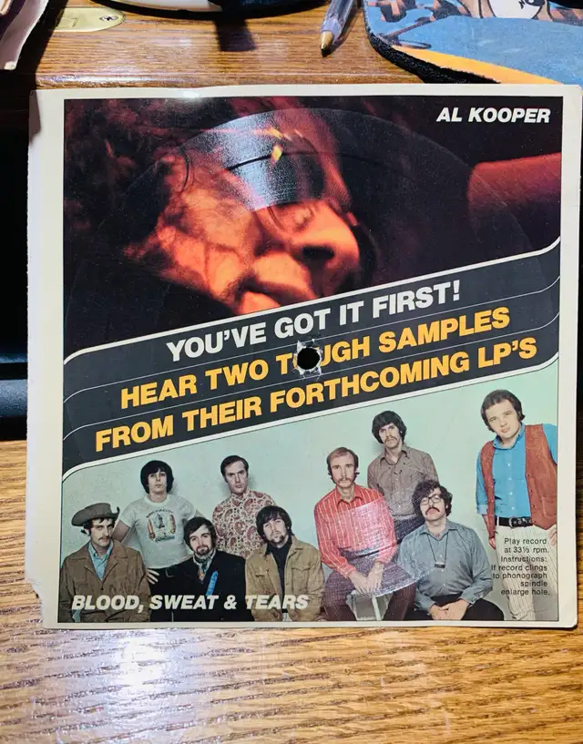 Al Kooper / Blood Sweat & Tears (Flexi disc / Sampler) in CDs, DVDs & Blu-ray in Mississauga / Peel Region - Image 2