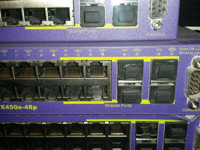 Extreme Networks Summit X450e-48p 48-Ports POE Gigabit Switch Ma in Other in City of Montréal - Image 4
