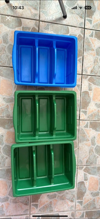 Large Divider Tub Bins