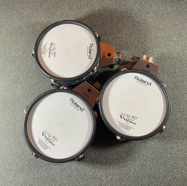 5 Roland 8" PD85 Mesh Snare / Tom Electronic Drum Pad // Vdrums in Drums & Percussion in Ottawa - Image 2