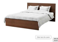 Malm Queen Size Bedframe (Brown) 