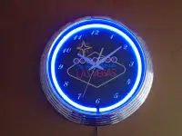 Neonetics  Neon Bar Wall Clocks