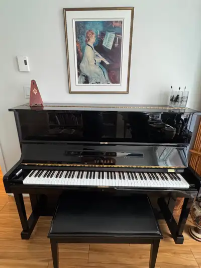 Piano droit Yamaha U1E 1990 - comme neuf, View more