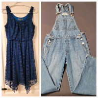 Women's XS Dress and Overalls