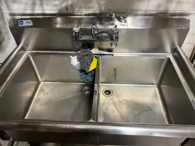 All stuff for sale . Best offer Chairs $25 each Refrigerator $ 250each Table $30 each Sink $350