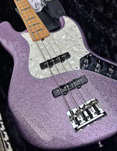 Fender Limited Edition Jazz Bass Purple Adam Clayton Limi, View more