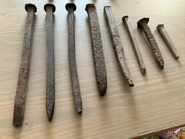 Antique Blacksmith Spikes in Arts & Collectibles in Edmonton - Image 3