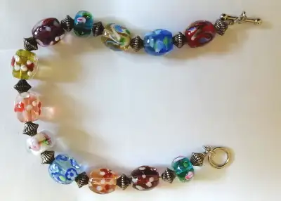 Glass beads bracelet New, View more