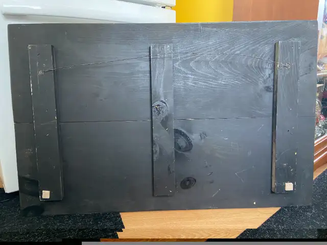 Large Solid Wood Rustic Folk Art Picture with Horse Wall Decor in Home Décor & Accents in Oshawa / Durham Region - Image 6