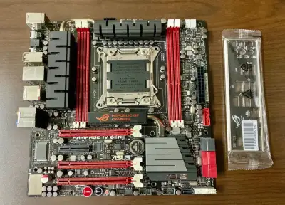 ASUS X79 RAMPAGE IV GENE MATX LGA 2011 INTEL MOTHERBOARD, View more