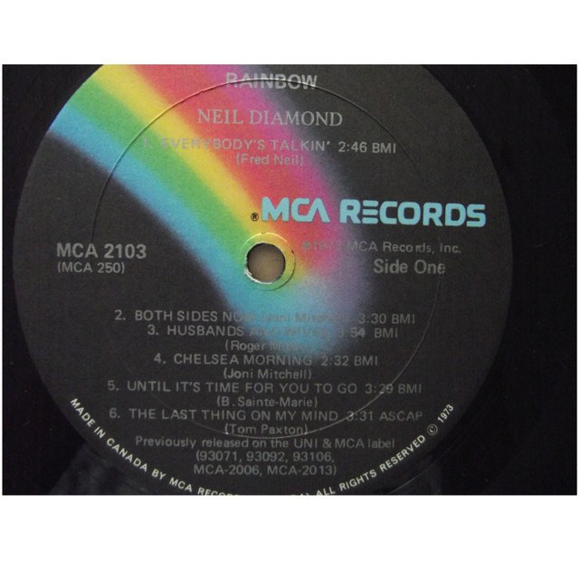 Rainbow LP Vinyl Record Album by Neil Diamond in CDs, DVDs & Blu-ray in Owen Sound - Image 4