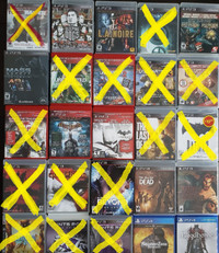 SEALED PS3 PS4 NEW GAMES itemized and organized in detail from$5