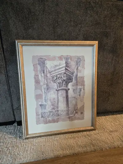 Framed Print of an Ancient Column, View more