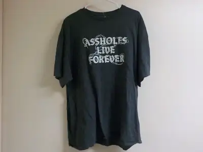 Three A**Holes Live Forever T Shirts Size XL, View more
