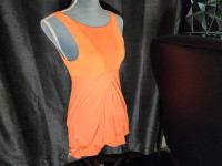 Lululemon Orange Summer Tank Top Mini Dress, Size 6