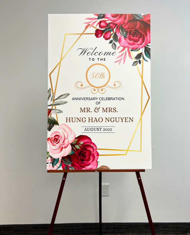 Welcome Signs & Seating Chart Custom Board | Wedding + Events in Hobbies & Crafts in Mississauga / Peel Region - Image 4