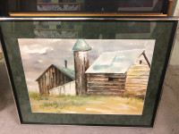 Original Watercolor Painting + Vast Private In Home Art Sale