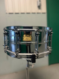  Pearl 14x6.5 Ian Paice Signature Steel Snare Drum (IP-1465) 