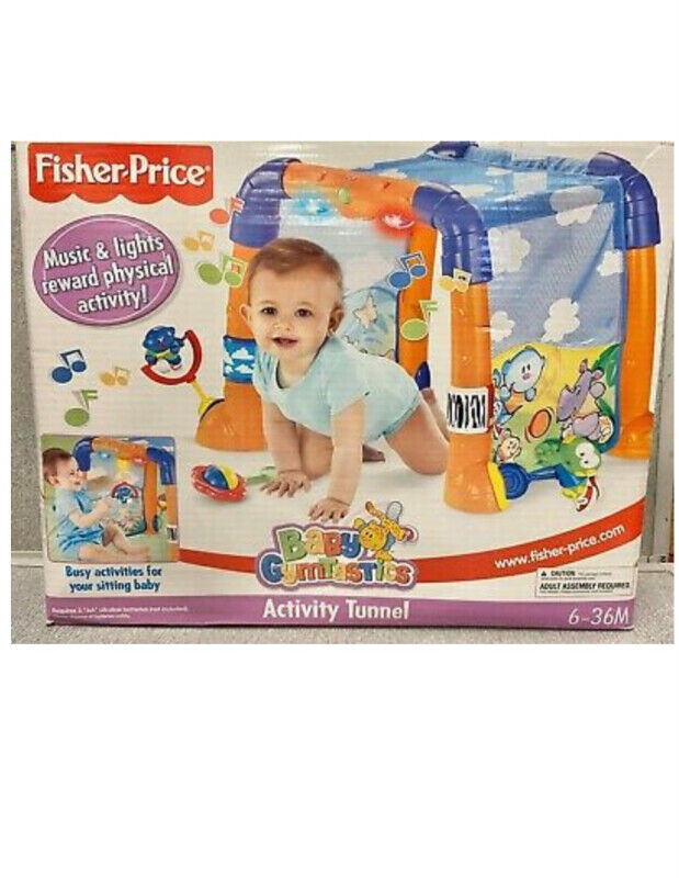 Fisher Price Baby Gymnastics Activity Tunnel - Like New in Playpens, Swings & Saucers in Mississauga / Peel Region