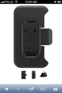 The Defender Series iPhone 4/ 4S /6s belt-clip holster