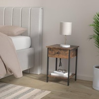 Nightstand with Charging Station, Side Table with Drawer and Ope Markham / York Region Toronto (GTA) Preview