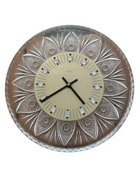 Germany Junghans Joska Cut Crystal Wall Clock Gold Face Diamond Winnipeg Manitoba Preview