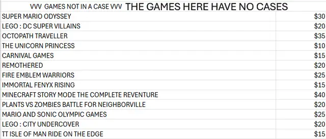 SWITCH GAMES --- PRICES ARE FIRM in Nintendo Switch in Edmonton - Image 4