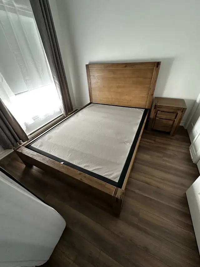 lit double , meuble de chambre et matelas  in Beds & Mattresses in Longueuil / South Shore - Image 2