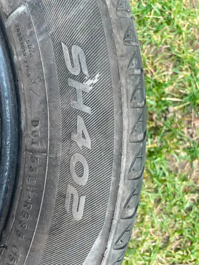 These 4 Sailun Atrezzo tires have a bit of life left in them. They are used.